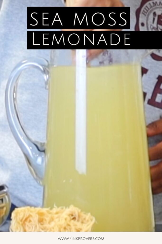 How To Make Sea Moss Lemonade?